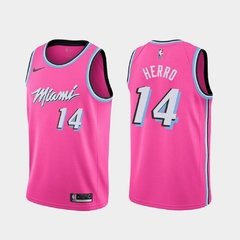 Camisa Miami Heat - Wade 3, Butler 22, Herro 14 na internet