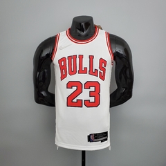 75 ANOS - Camisa Chicago Bulls 2021 Silk - Lavine 8, Jordan 23, DeRozan 11, Rodman 91