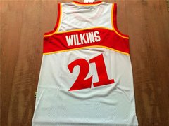 Camisa Retrô Atlanta Hawks - Webb 4, Wilkins 21 - Wide Importados