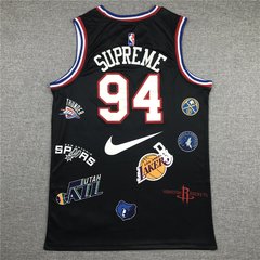 Camisas NBA Supreme 94 - Preto/Branco - loja online