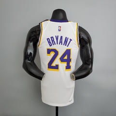 75 ANOS - Camisa Los Angeles Lakers Silk - James 6, Davis 3, Bryant 24 - Wide Importados