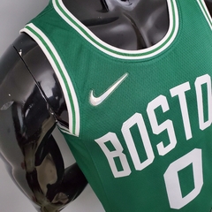 75 ANOS - Camisa Boston Celtics Silk - Tatum 0, Brown 7 na internet