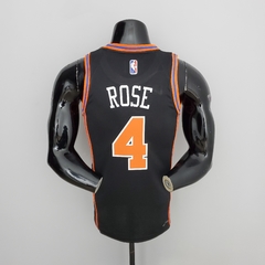 Camisa New York Knicks Silk - Barrett 9, Rose 4 - Wide Importados
