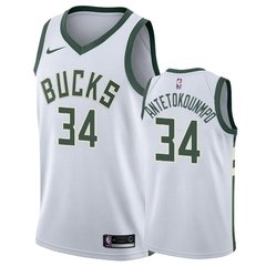 Camisa Milwaukee Bucks - Antetokounmpo 34, Lillard 0