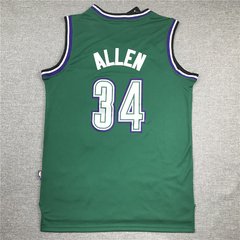 Camisa Milwaukee Bucks Retrô - Antetokounmpo 34, Allen 34 na internet