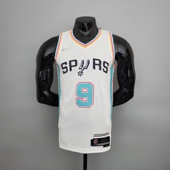 75 ANOS - Camisa San Antonio Spurs Silk 2021 - Duncan 21, Parker 9, Ginobili 20 - loja online