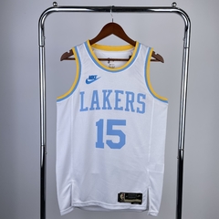 Camisa Los Angeles Lakers Silk - James 6, Davis 3, Bryant 24, James 23