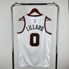 Camisa Milwaukee Bucks Silk - Antetokounmpo 34, Lillard #0 - comprar online