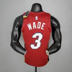 Camisa Miami Heat Silk - Wade 3, Butler 22, Herro 14 - loja online