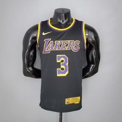 Camisa Los Angeles Lakers Earned Edition Silk - James 23, Davis 3, Bryant 24 - Wide Importados