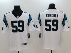 Camisas Carolina Panthers - Newton 1, McCaffrey 22, Kuechly 59 na internet