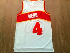 Camisa Retrô Atlanta Hawks - Webb 4, Wilkins 21 na internet