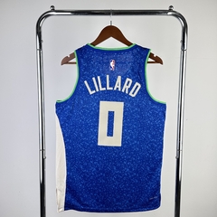 Camisa Milwaukee Bucks Silk - Antetokounmpo 34, Lillard 0 - loja online