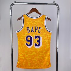 Camisas Bape 93 Authentic - Lakers, Celtics, Warriors, Bulls, Cleveland, Nets