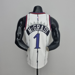 Camisa Toronto Raptors Retrô Silk - Carter 15, McGrady 1 na internet