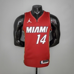 Camisa Miami Heat Silk - Wade 3, Butler 22, Herro 14