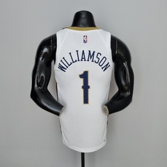 Camisa New Orleans Pelicans Silk - Williamson 1, Ingram 14 - Wide Importados
