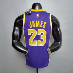 Imagem do Camisa Los Angeles Lakers Silk - James 23, Davis 3, Bryant 24