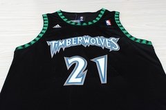 Camisa Minnesota Timberwolves Retrô - Towns 32, Garnett 21 na internet