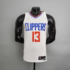 75 ANOS - Camisa Los Angeles Clippers 2021 Silk - Leonard 2, George 13 - Wide Importados