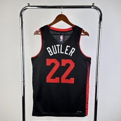 Camisa Miami Heat Silk - Wade 3, Butler 22, Herro 14 - Wide Importados