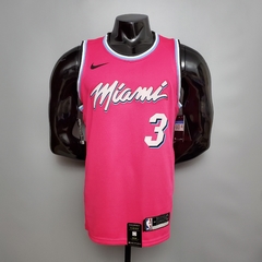 Camisa Miami Heat Silk - Wade 3, Butler 22, Herro 14