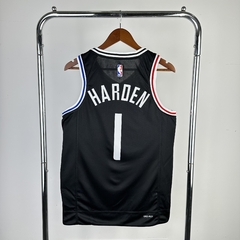Camisa Los Angeles Clippers Silk - Leonard 2, George 13, Harden 1 - loja online