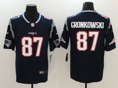 Camisas New England Patriots - Brady 12, Edelman 11, Gronkowski 87, Michel 26 - loja online