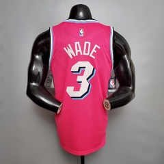 Camisa Miami Heat Silk - Wade 3, Butler 22, Herro 14 - comprar online