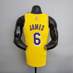 75 ANOS - Camisa Los Angeles Lakers Silk - James 6, Davis 3, Bryant 24 - comprar online