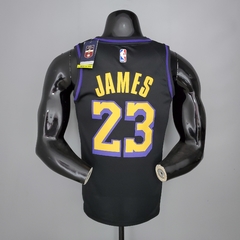 Camisa Los Angeles Lakers Silk - James 23, Davis 3, Bryant 24 - comprar online