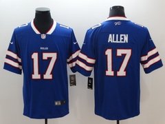 Camisas Buffalo Bills - Kelly 12. Edmunds 49, Allen 17