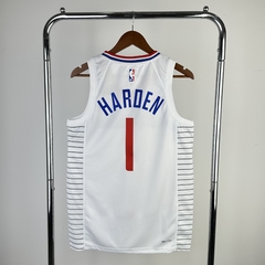 Camisa Los Angeles Clippers 2021 Silk - Leonard 2, George 13, Harden 1 - loja online