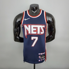 75 anos - Camisa Brooklyn Nets Silk - Irving 11, Durant 7, Harden 13