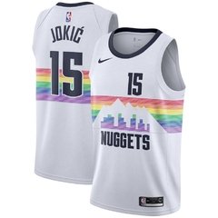 Camisa Denver Nuggets City Edition - Jokic 15, Murray 27