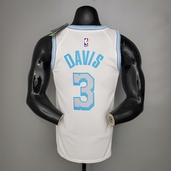 Camisa Los Angeles Lakers City Edition Silk - James 23, Davis 3, Bryant 24 - comprar online