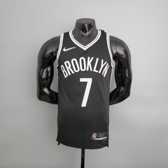 75 ANOS - Camisa Brooklyn Nets Silk - Irving 11, Durant 7, Harden 13