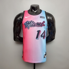 Camisa Miami Heat City Edition Silk - Wade 3, Butler 22, Herro 14 - loja online