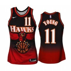 Camisa Retrô Atlanta Hawks - Young 11, Mutombo 55 na internet