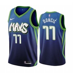 Camisa Dallas Mavericks City Edition 2020 - Doncic 77, Nowitzki 41, Porzingis 6 - comprar online