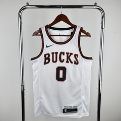 Camisa Milwaukee Bucks Silk - Antetokounmpo 34, Lillard #0 na internet