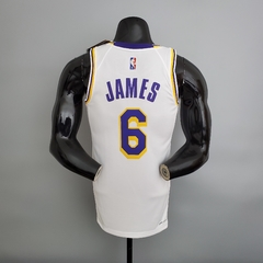 75 ANOS - Camisa Los Angeles Lakers Silk - James 6, Davis 3, Bryant 24 - comprar online