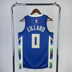 Camisa Milwaukee Bucks Silk - Antetokounmpo 34, Lillard 0 na internet