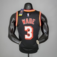 Camisa Miami Heat Silk 2018 - Wade 3, James 6 - comprar online