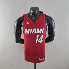 75 ANOS - Camisa Miami Heat Silk - Butler 22, Herro 14