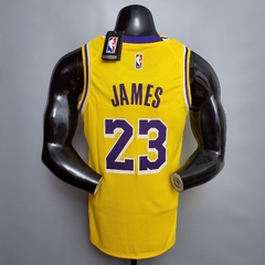 Camisa Los Angeles Lakers Silk - James 23, Davis 3, Bryant 24, James 6 - comprar online