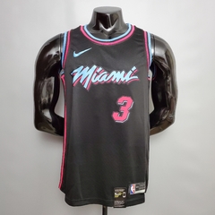 Camisa Miami Heat Silk - Wade 3, Butler 22, Herro 14 - loja online