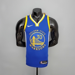 75 ANOS - Camisa Golden State Warriors Silk - Curry 30, Thompson 11