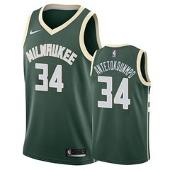 Camisa Milwaukee Bucks - Antetokounmpo 34, Lillard 0