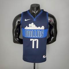 Camisa Dallas Mavericks Silk - Doncic 77